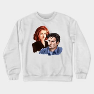 Mulder and Scully - portrait Crewneck Sweatshirt